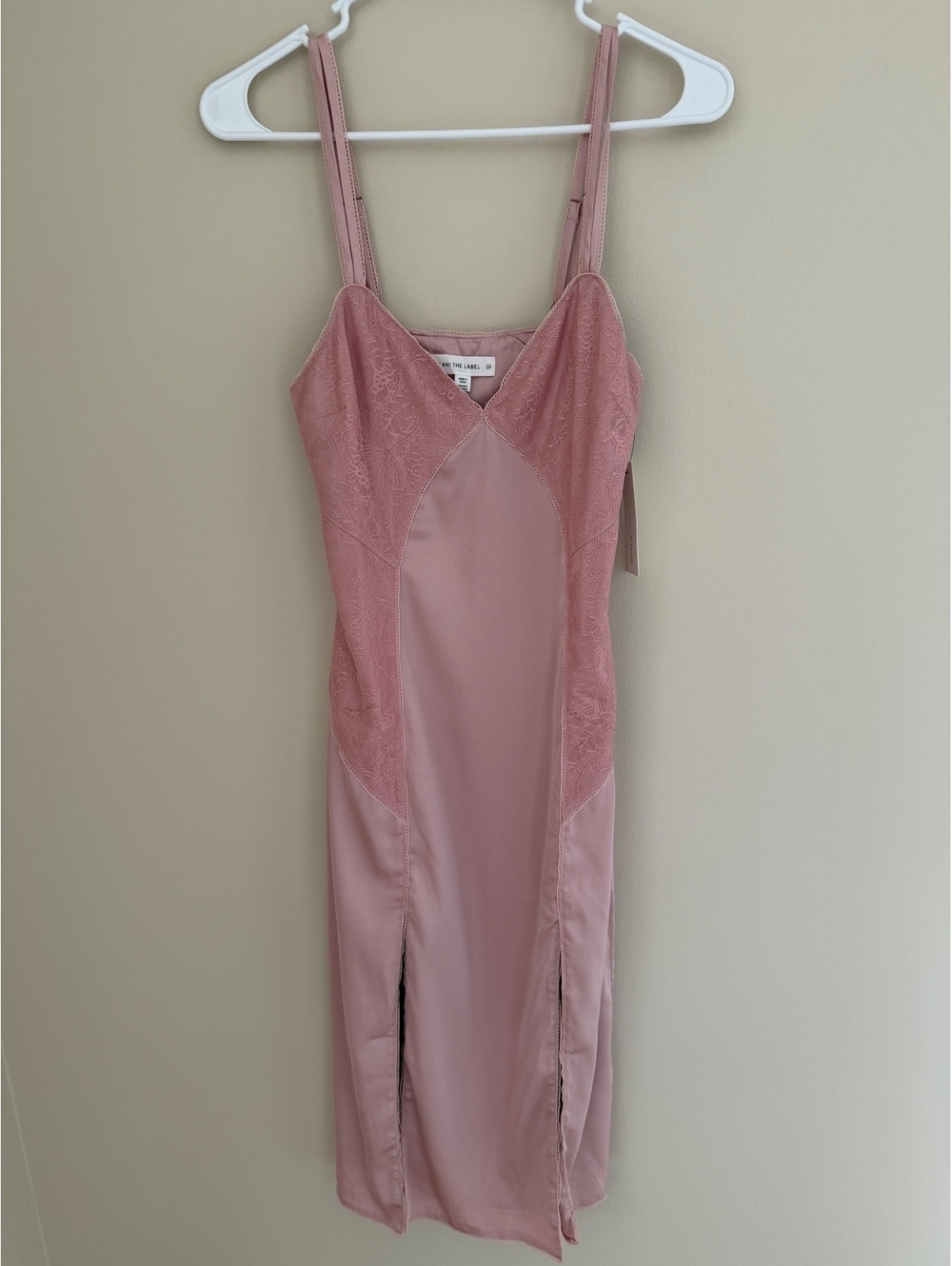 XS/S Lani the Label NWT pink satin gown